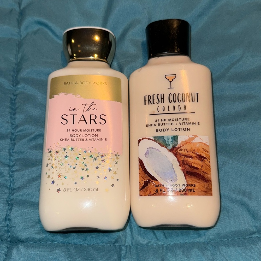 Bath and Body Works In The Stars and Fresh Coconut Colada